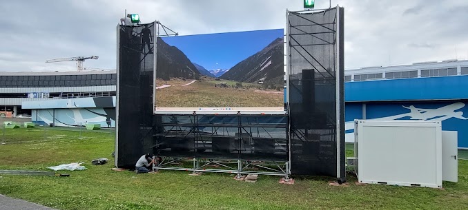 Public Viewing Outdoor Fußball LED Wall zu mieten in Wien, Österreich, Euro 2024, EURO 2028, EURO 2032, FIFA WM 2026, FIFA Worldcup 2030 - Videowall verleih, led leinwand outdoor